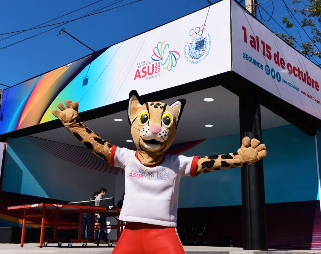 Tirika, mascota oficial de los XII Juegos Olímpicos Asunción 2022.