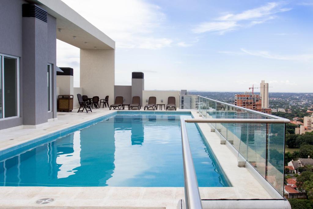 Hoteles con piscina en terraza